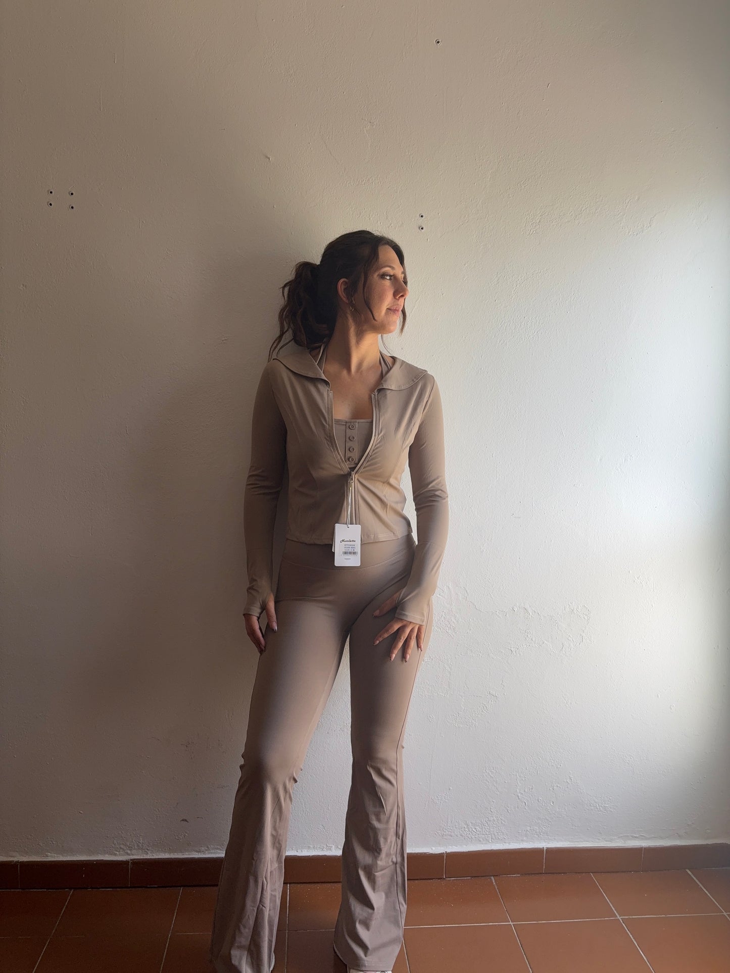 Conjunto Deseo taupe
