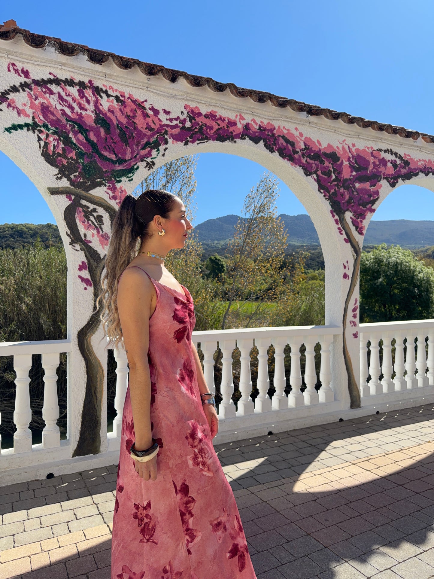 Vestido Rosé Floral