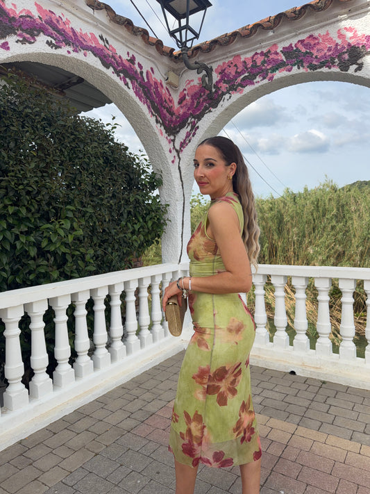 Vestido Midi Floral