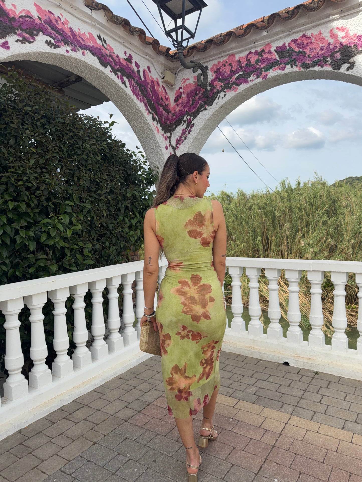 Vestido Midi Floral