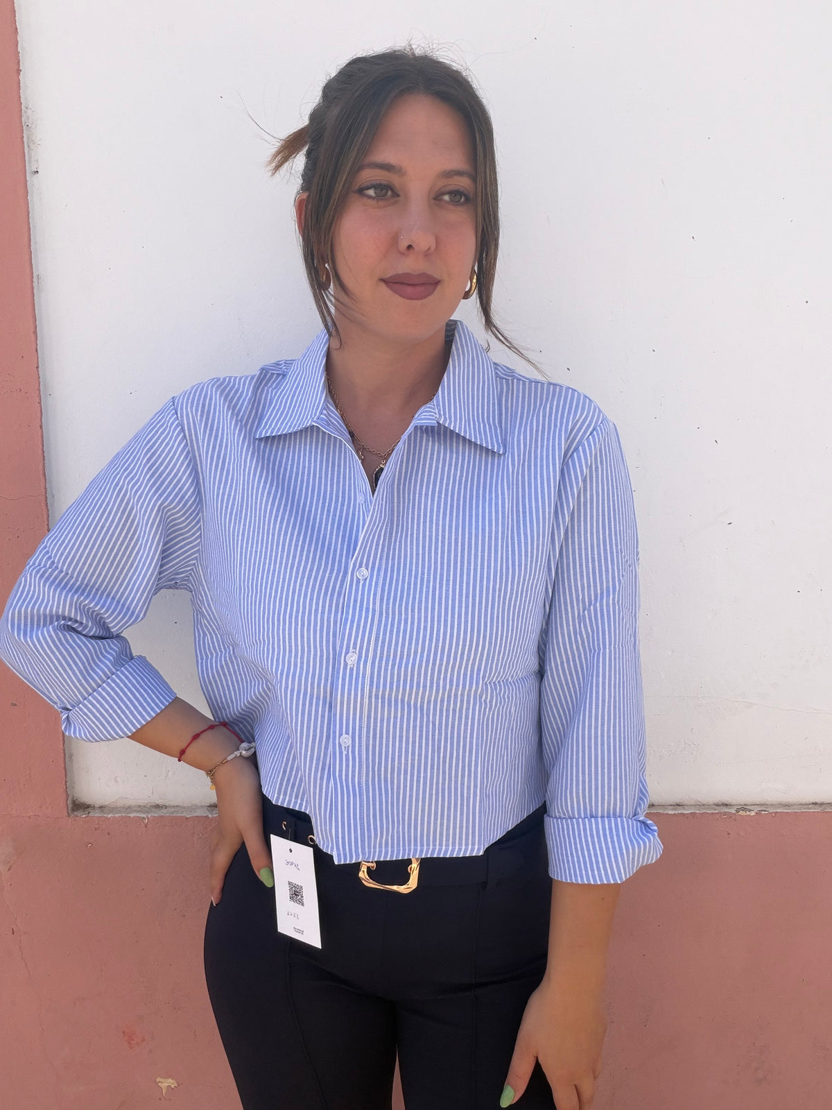 Camisa Raya Celeste
