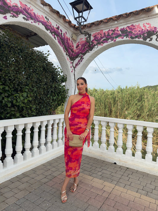 Vestido Coral Sunset