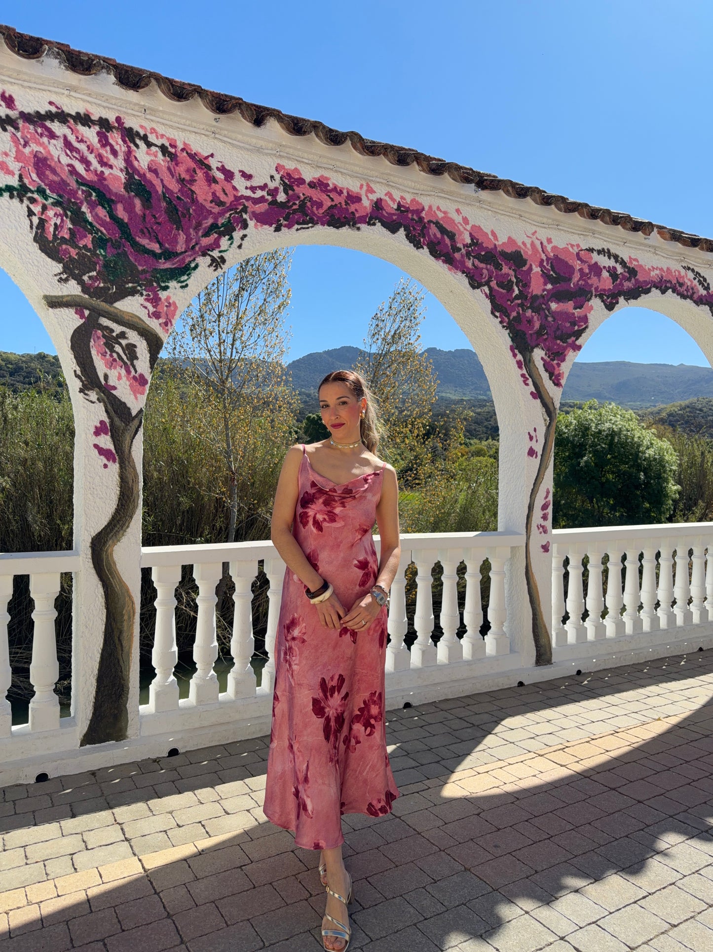 Vestido Rosé Floral