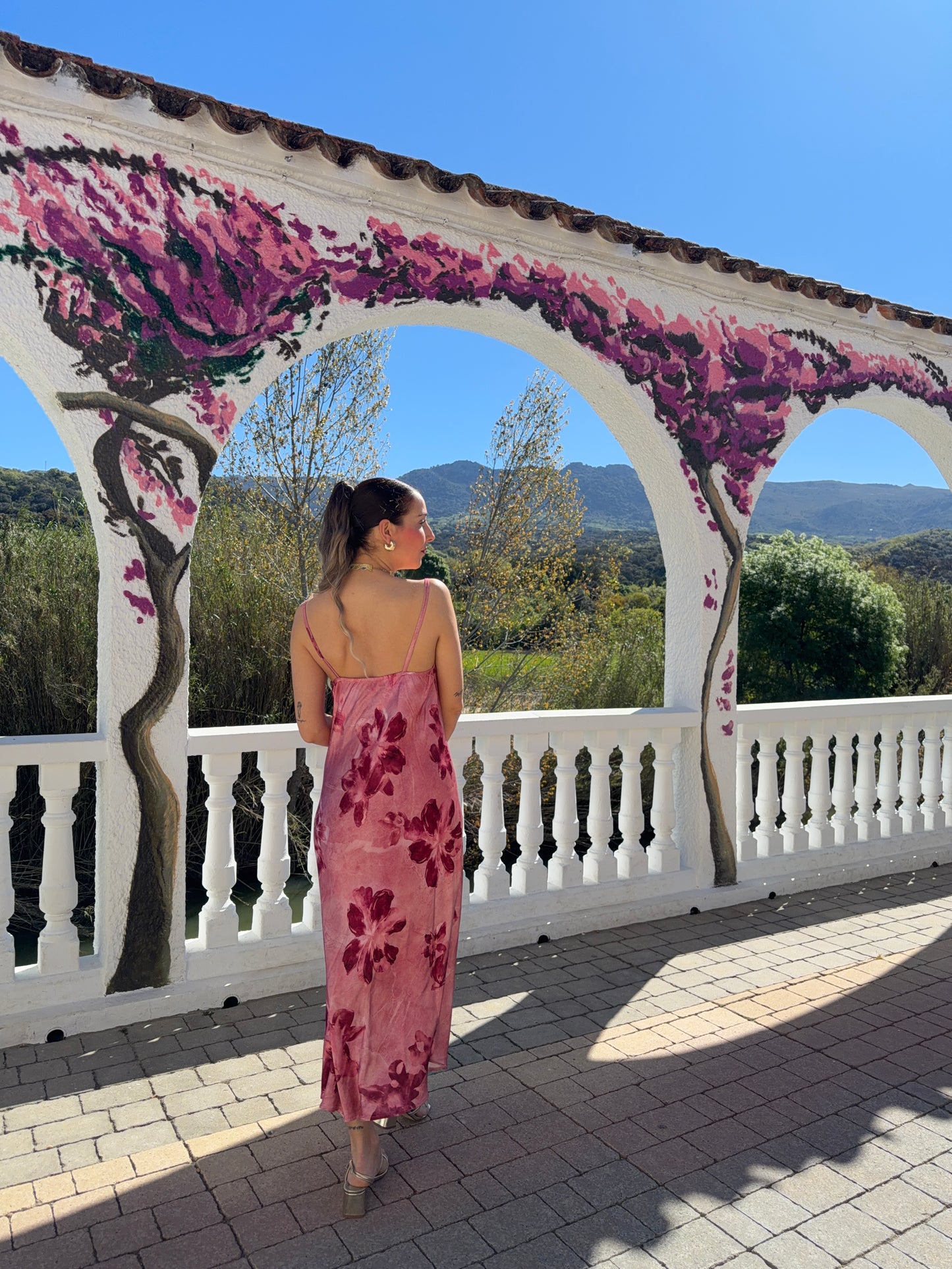 Vestido Rosé Floral
