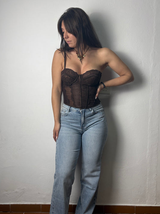✨ Corset Marrón ✨