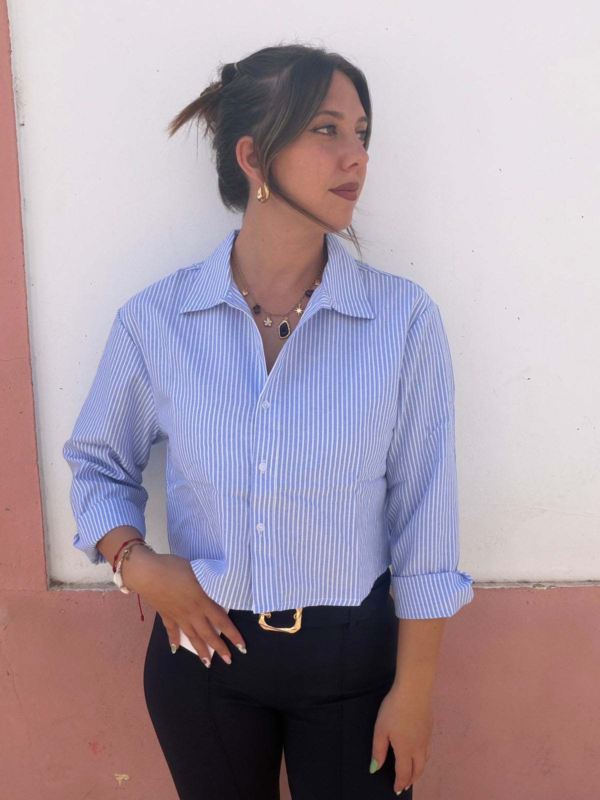 Camisa Raya Celeste