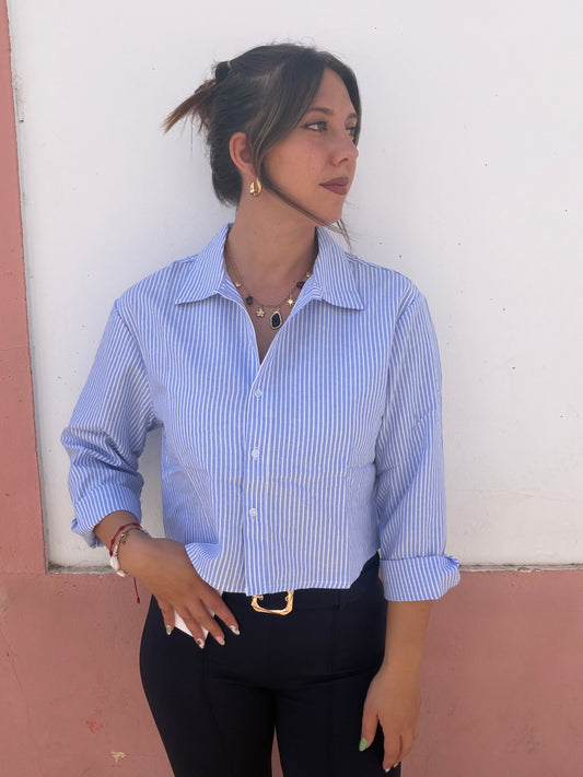 Camisa Raya Celeste