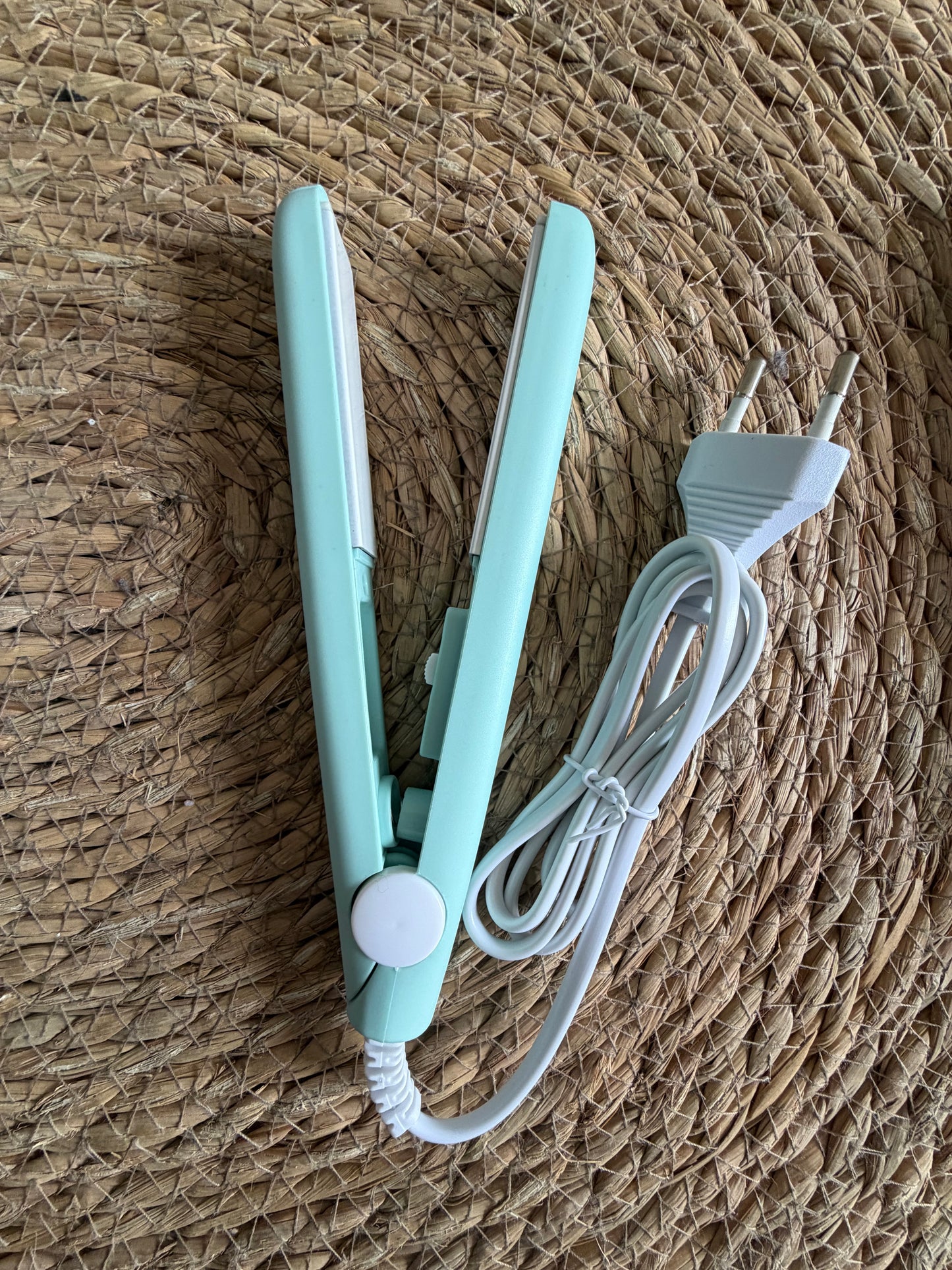 ✨ Mini Plancha de Pelo – Placas Lisas ✨