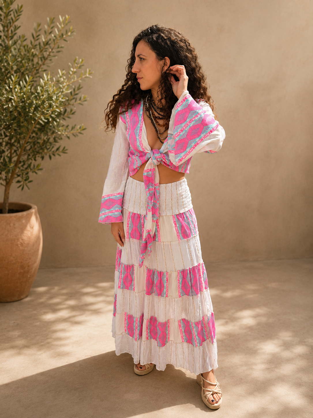 Conjunto Ibiza Aura Rosa 🩷