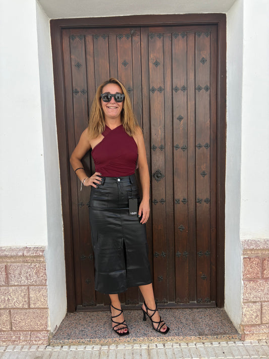 Falda polipiel
