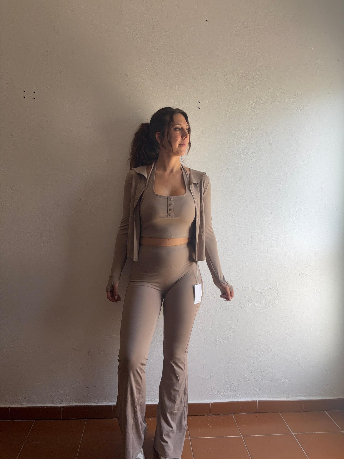 Conjunto Deseo taupe