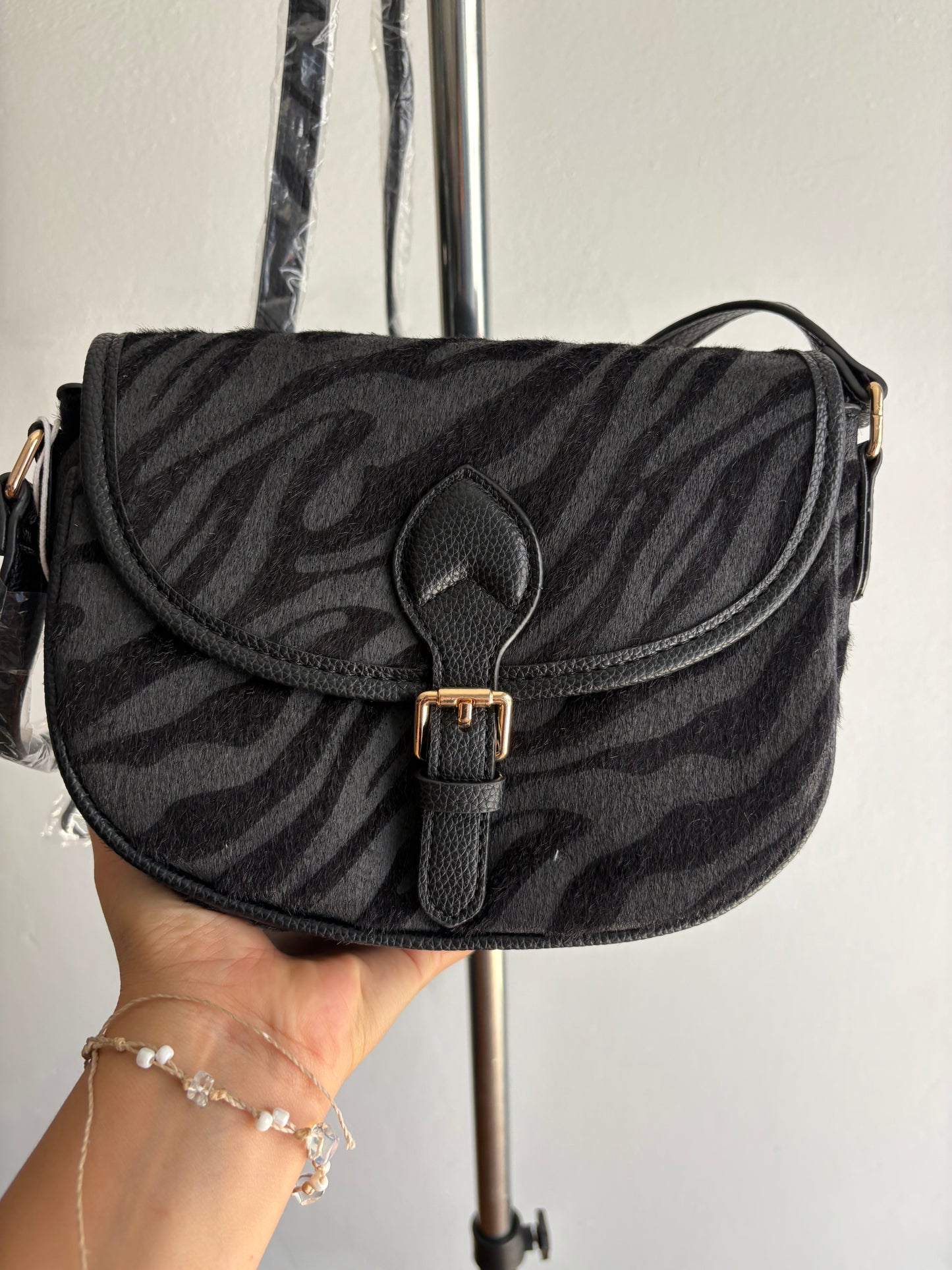Bolso Cebra Negro