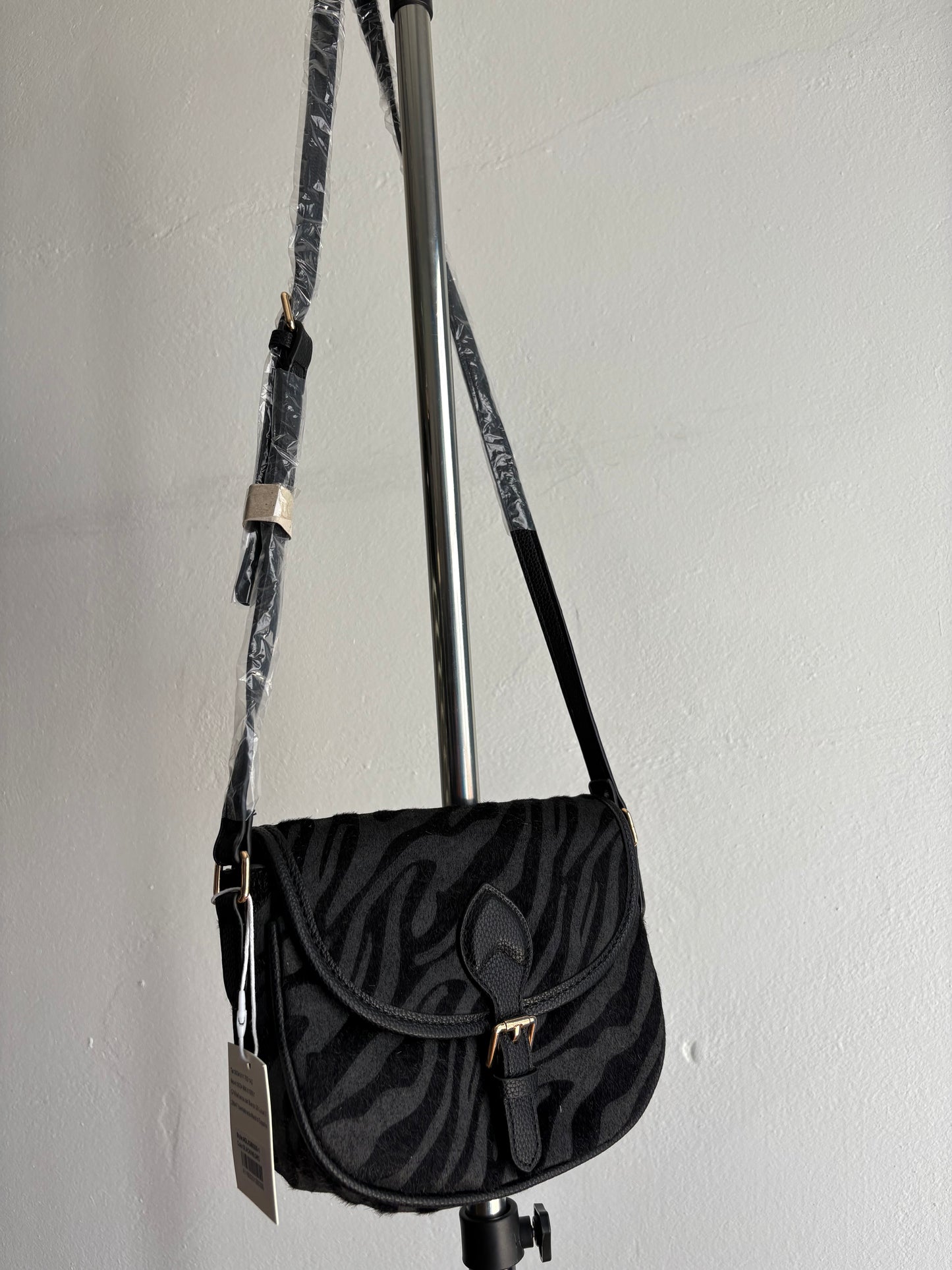 Bolso Cebra Negro